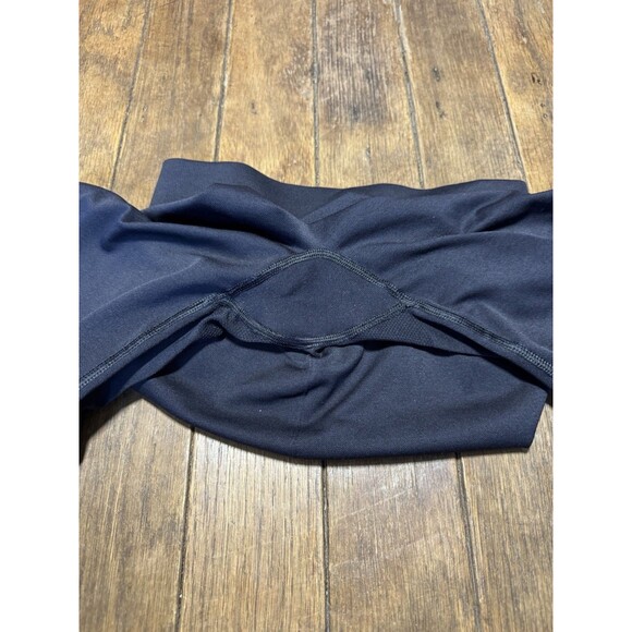 GYMSHARK FLEX HIGH WAISTED LEGGINGS Black Large Logo Spellout Sports Women’s S/M - Picture 5 of 8